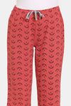 Rosaline Rural Charm Knit Cotton Capri (Pack of 2) - Red Blue — thumbnail 11
